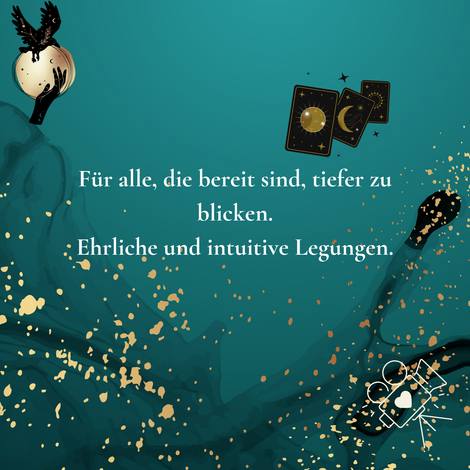 Persönliche Tarot-Legungen. Für Klartext, der in die Tiefe geht.