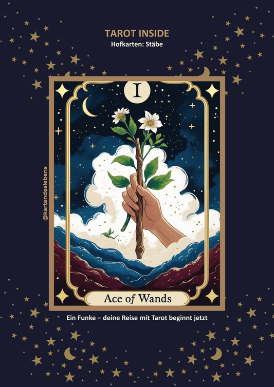 Handbuch für Tarot - Die Stäbe als Hofkarten leicht erklärt